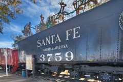 Santa Fe train in Kingman