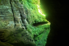 VIEW FROM INSIDE OF ROCK HOUSE