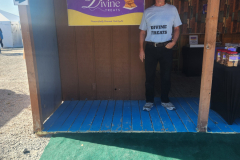 BILL IN FRONT OF DIVINE TREATS