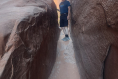 A VERY NARROW WALKWAY